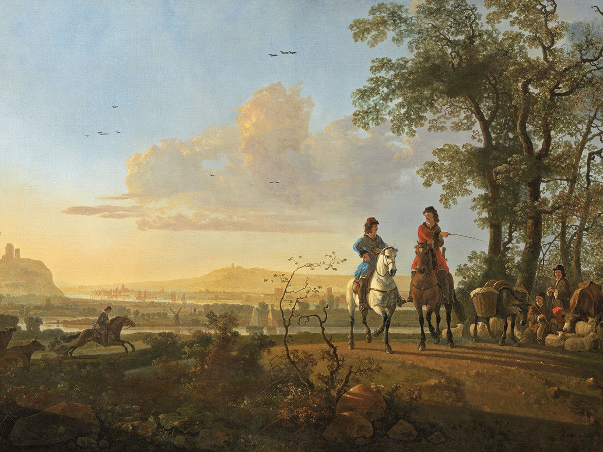 Horsemen and Herdsmen with Cattle