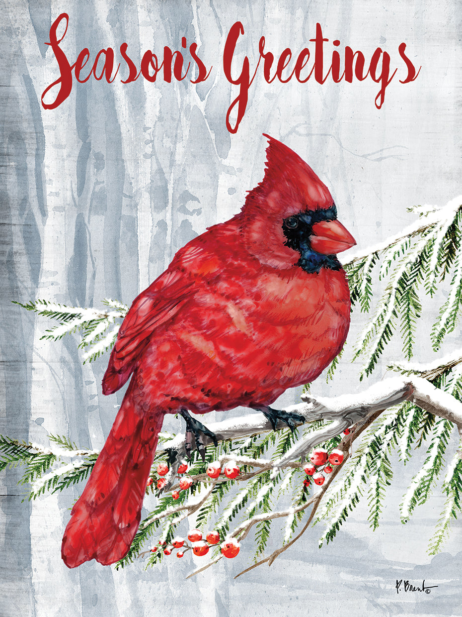 Crimson Cardinal Vertical I