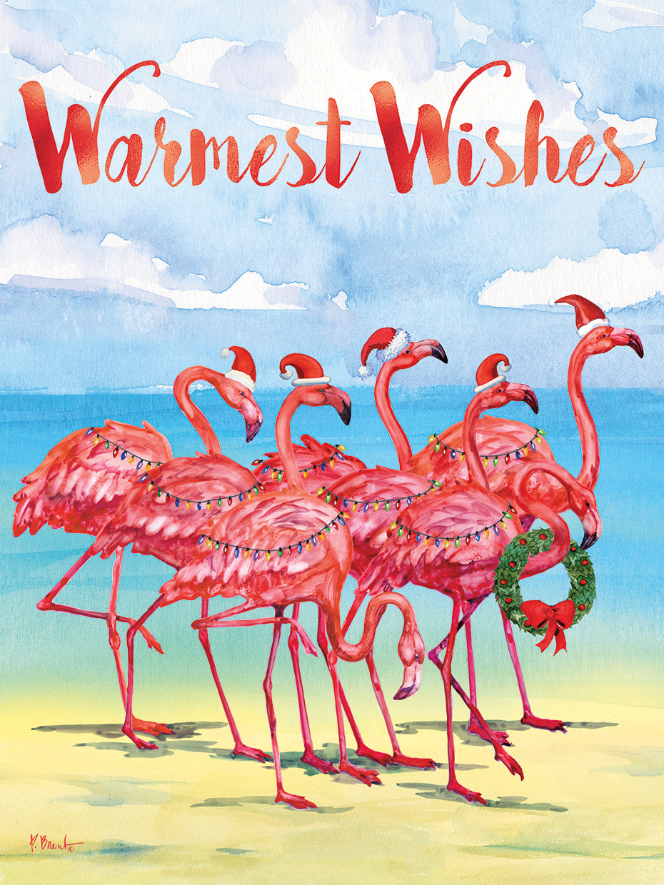 Holiday Hilo Flamingos Vertical