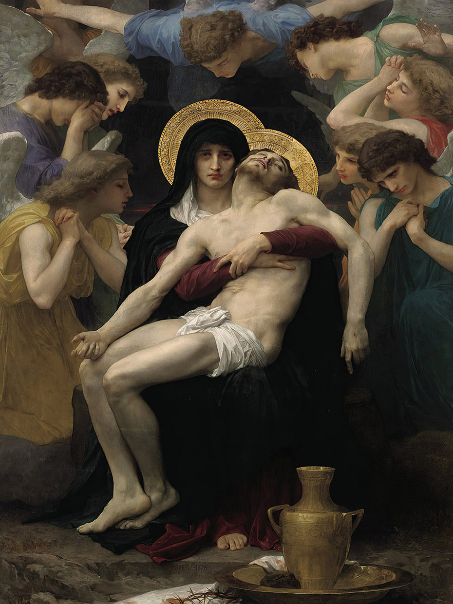 William Bouguereau's Pieta (1876) Canvas Art Print Fine Art Canvas