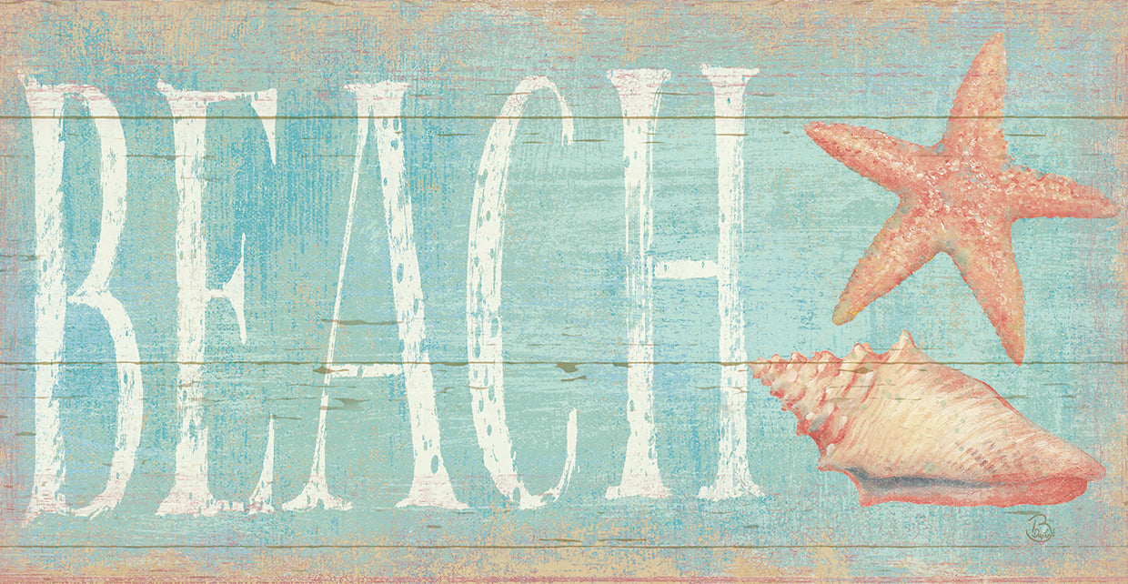 Pastel Beach with Pink