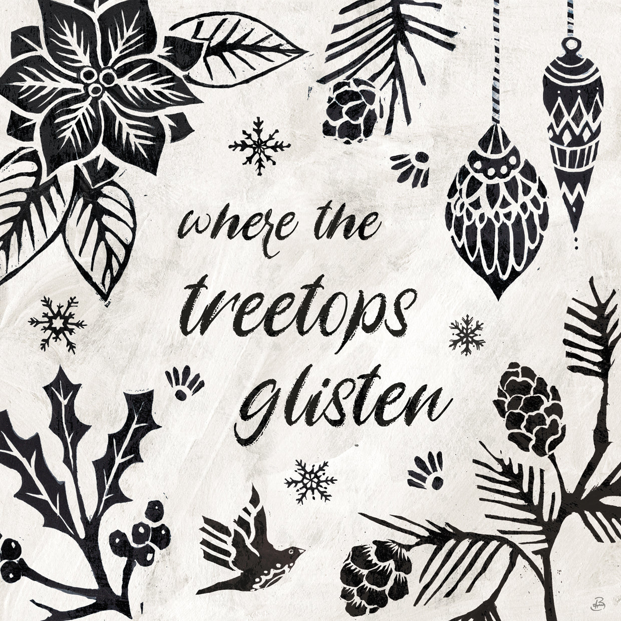 Woodcut Christmas VIII