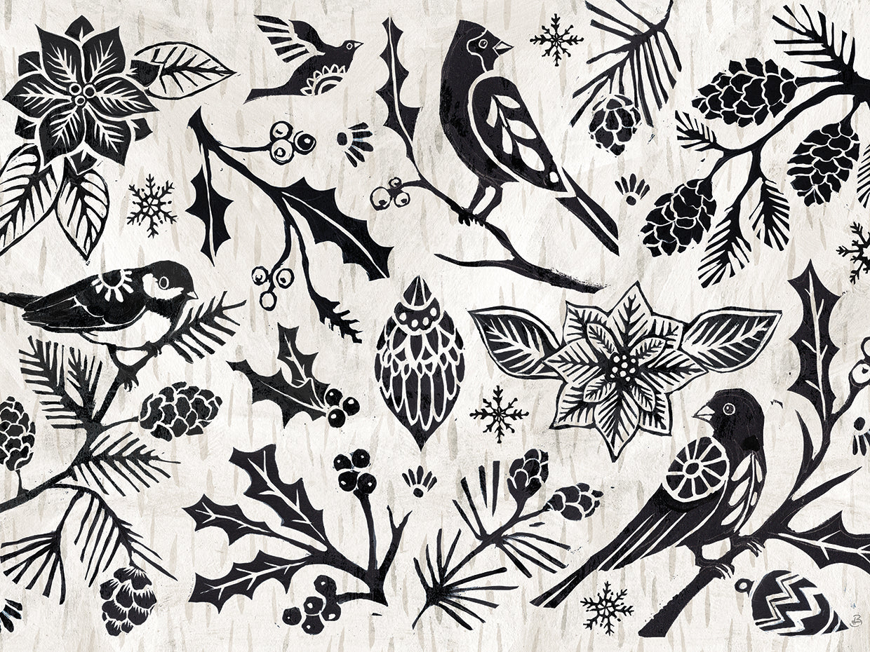 Woodcut Christmas II