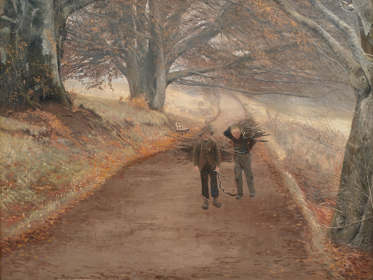 Footpath near Herlufsholm, Zealand (1890)