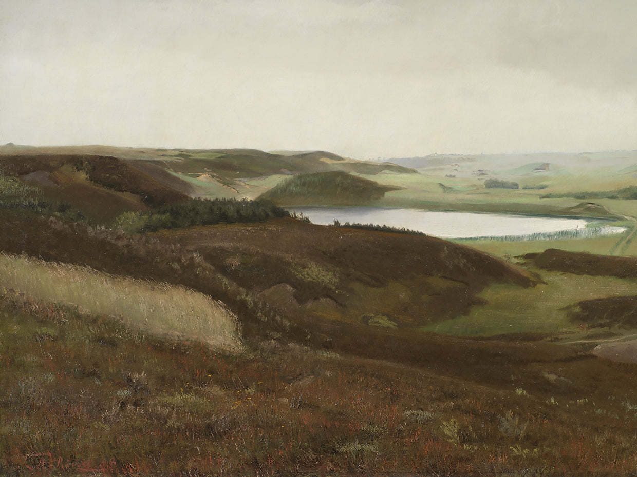 A Landscape near Bryrup, Jutland (1888)
