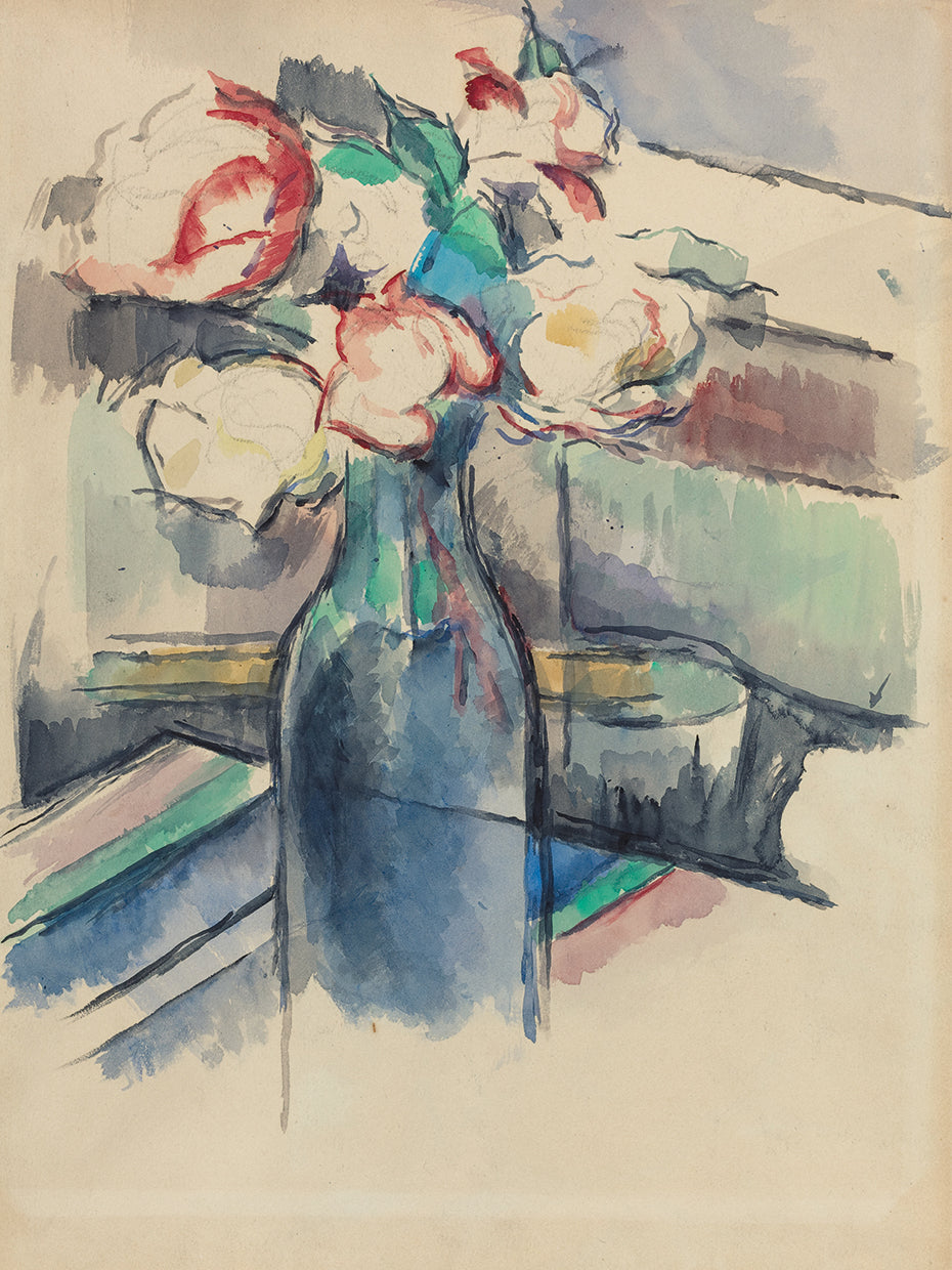 Roses in a Bottle (recto) (1900-1904)