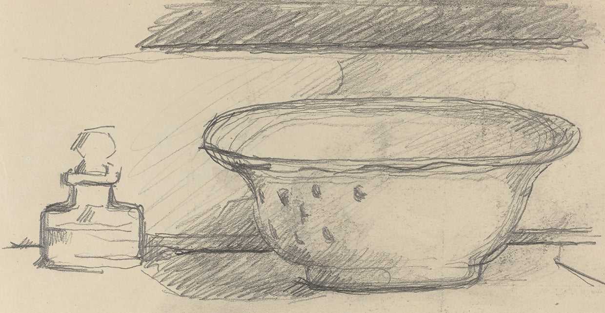 Wash Basin and Scent Bottle (recto) (1877-1881)