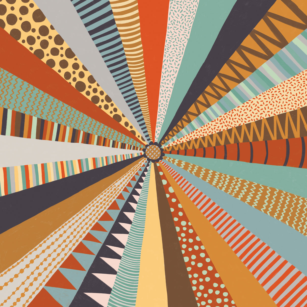 Hand Drawn Patchwork I