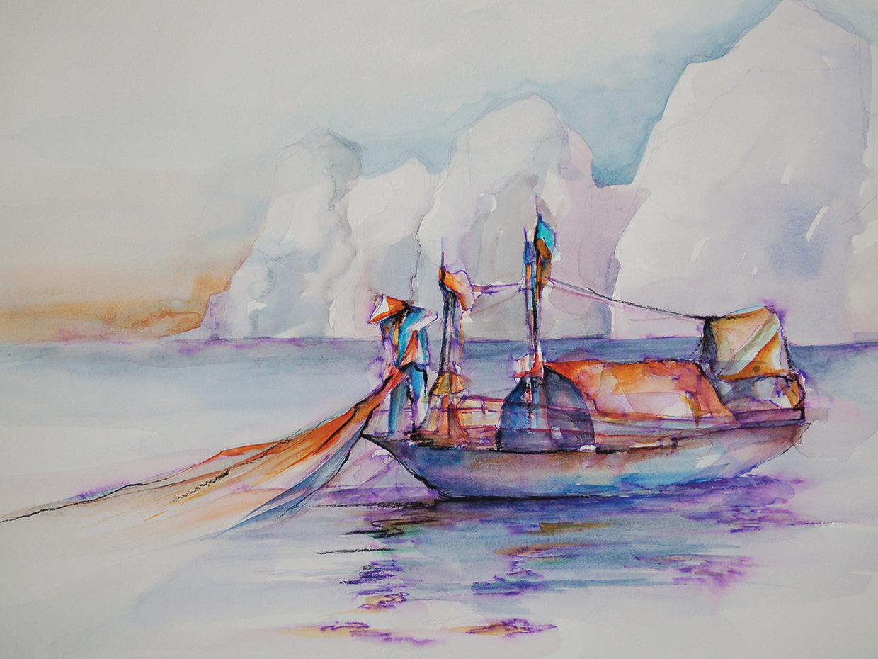 Lone Fisherman Vietnam