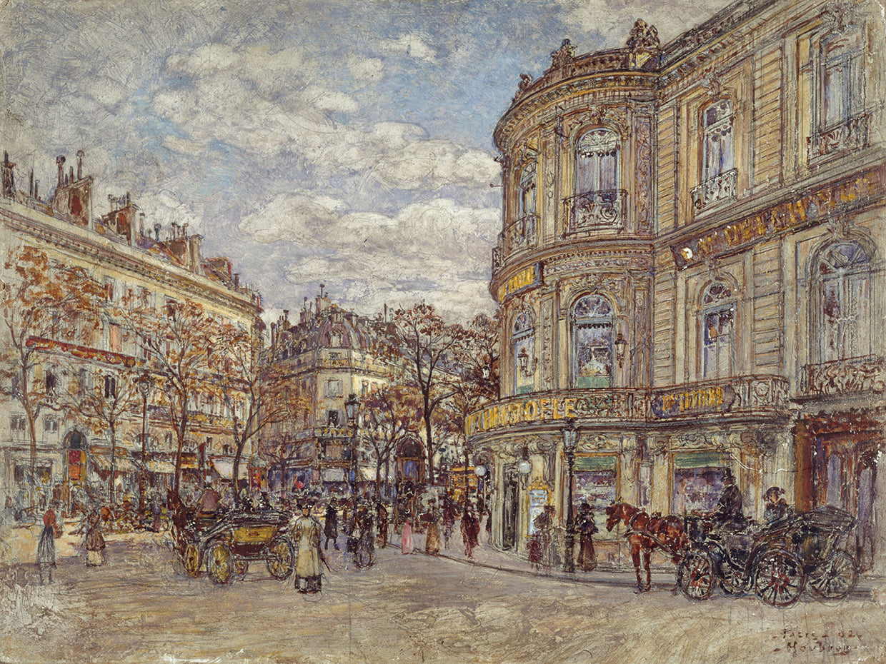El pabellón de Hannover, rue Louis-le-Grand (1902) Lienzo