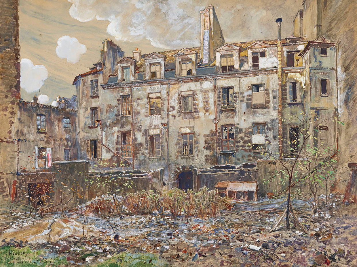 El antiguo cementerio de Saint-André, 13 rue Suger. 6to distrito (1906) Lienzo