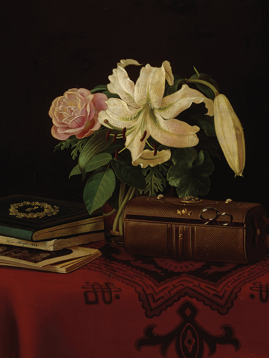 Still Life On A Lady’s Worktable (1868)