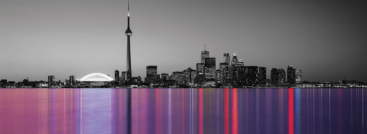 Reflexiones del horizonte, Ontario, Canadá Lienzo