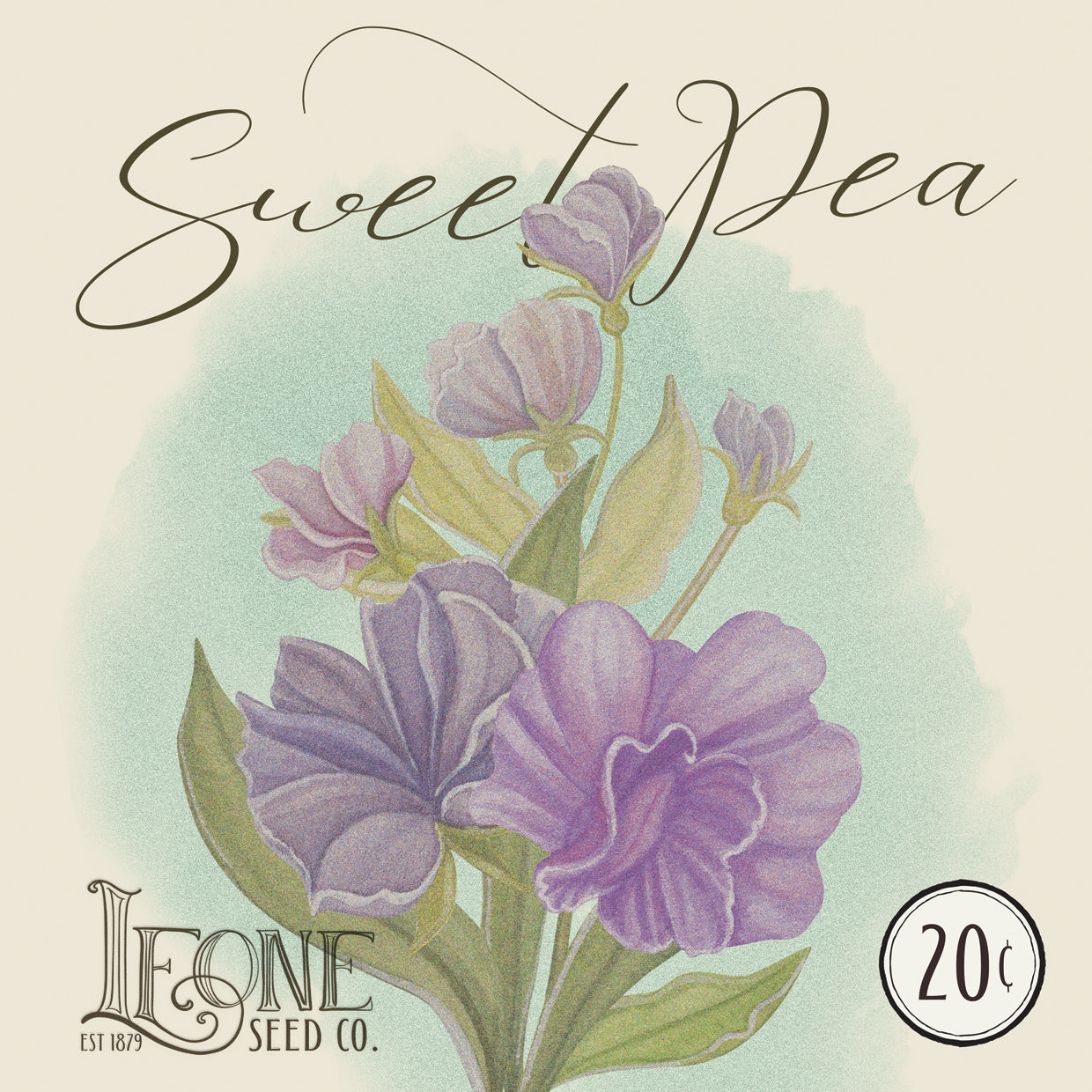 Sweet Pea Seed Packet