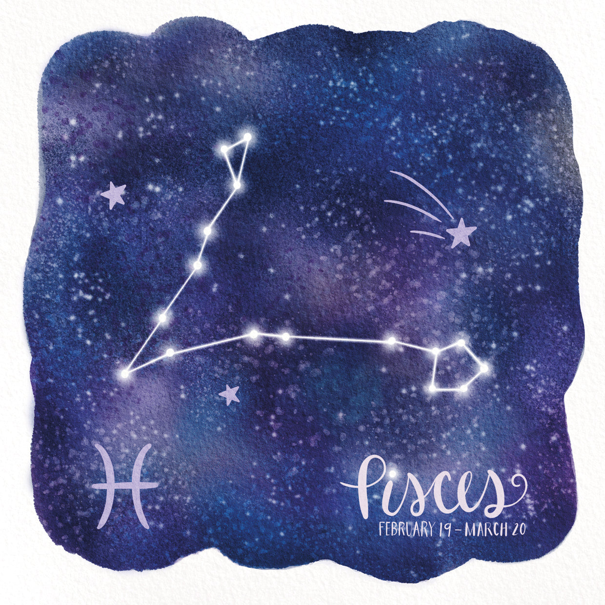 Zodiaco-Piscis Lienzo
