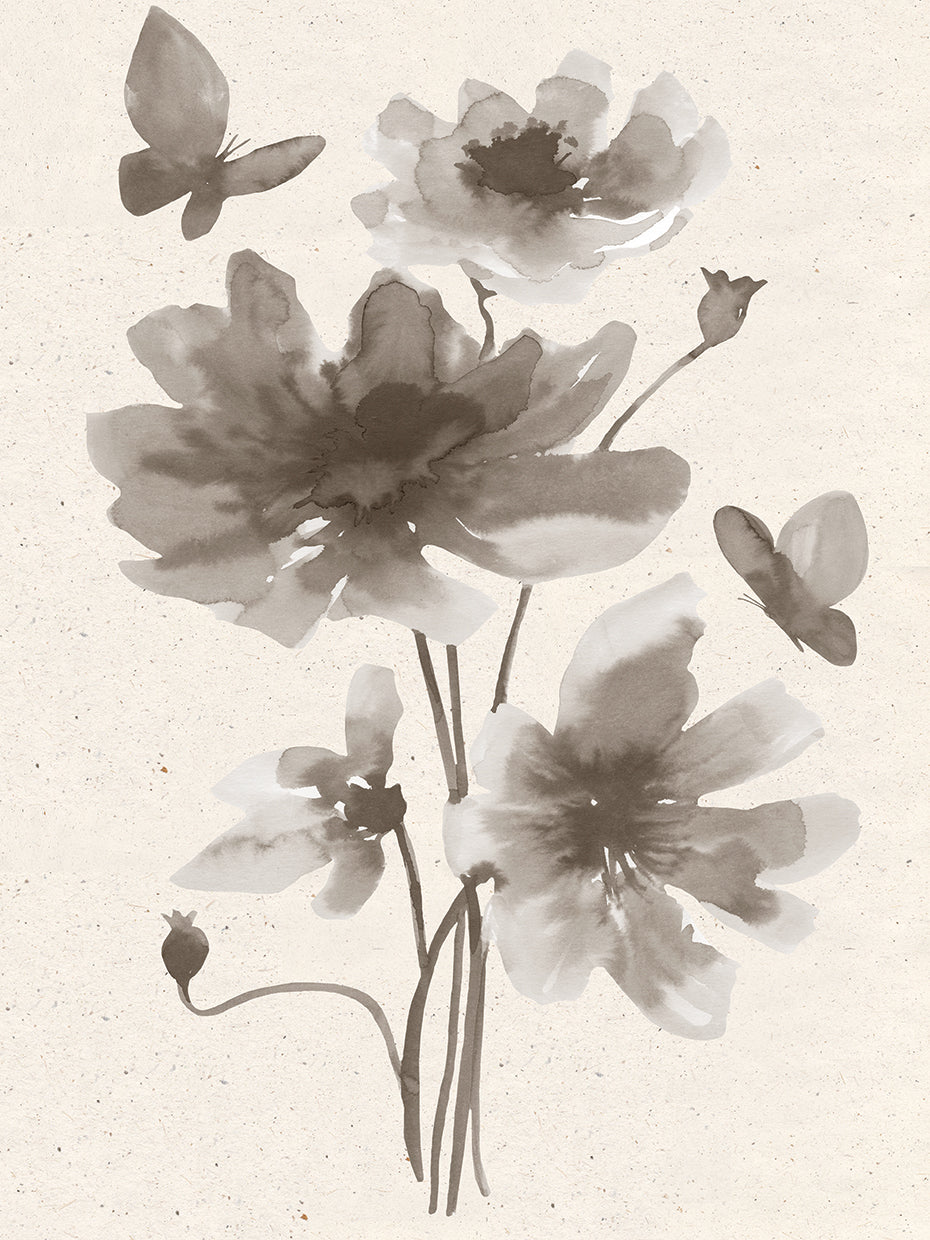 Taupe Floral Botanical 4