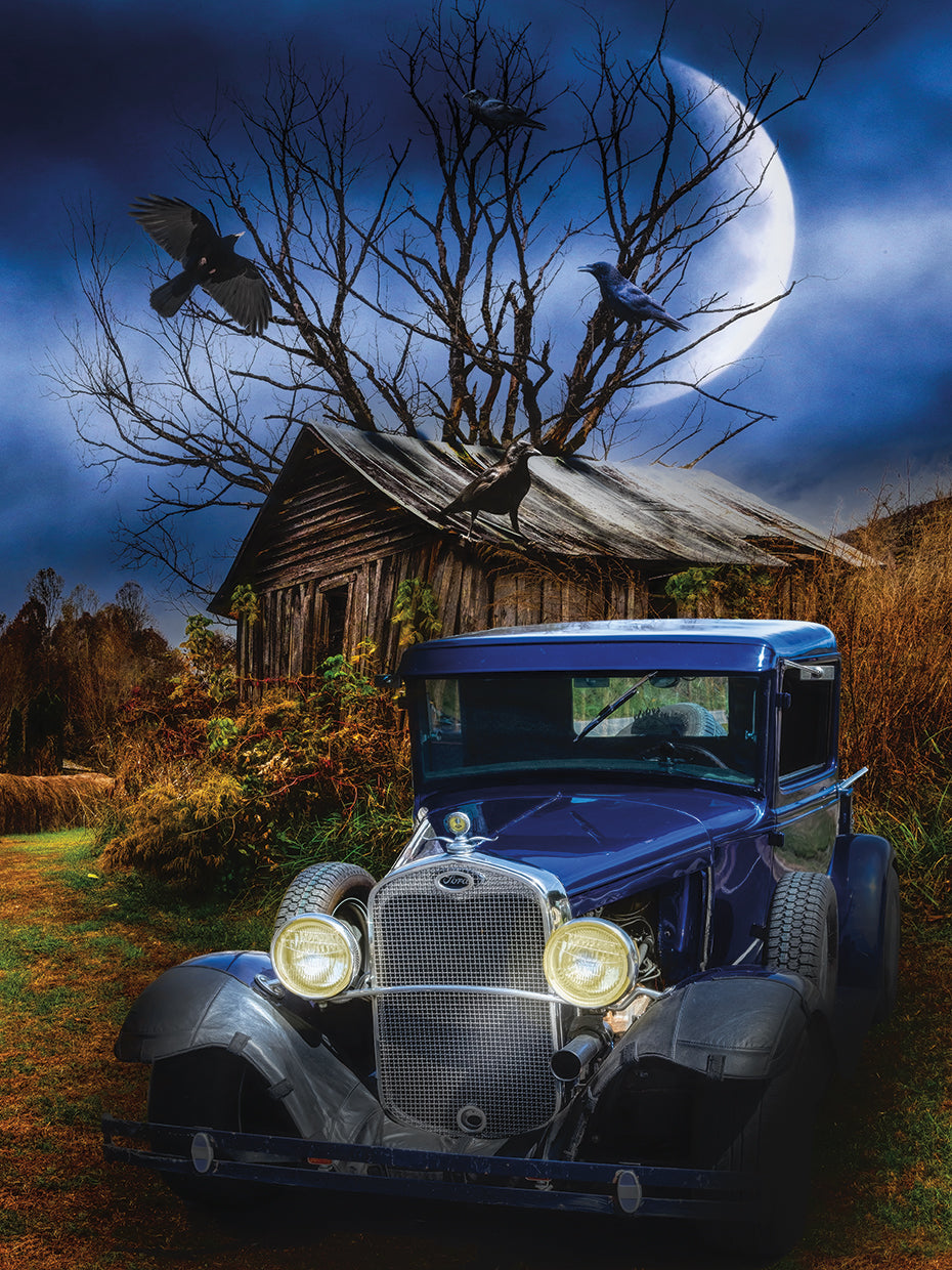 Old Ford under the Autumn Moon