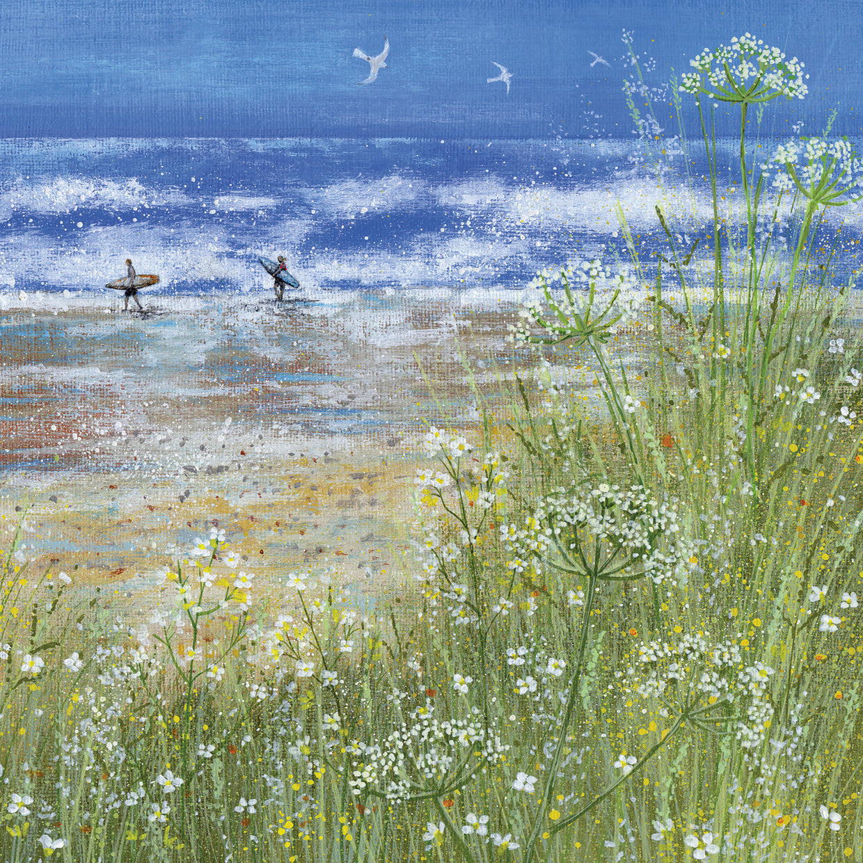 Wildflowers and Waves