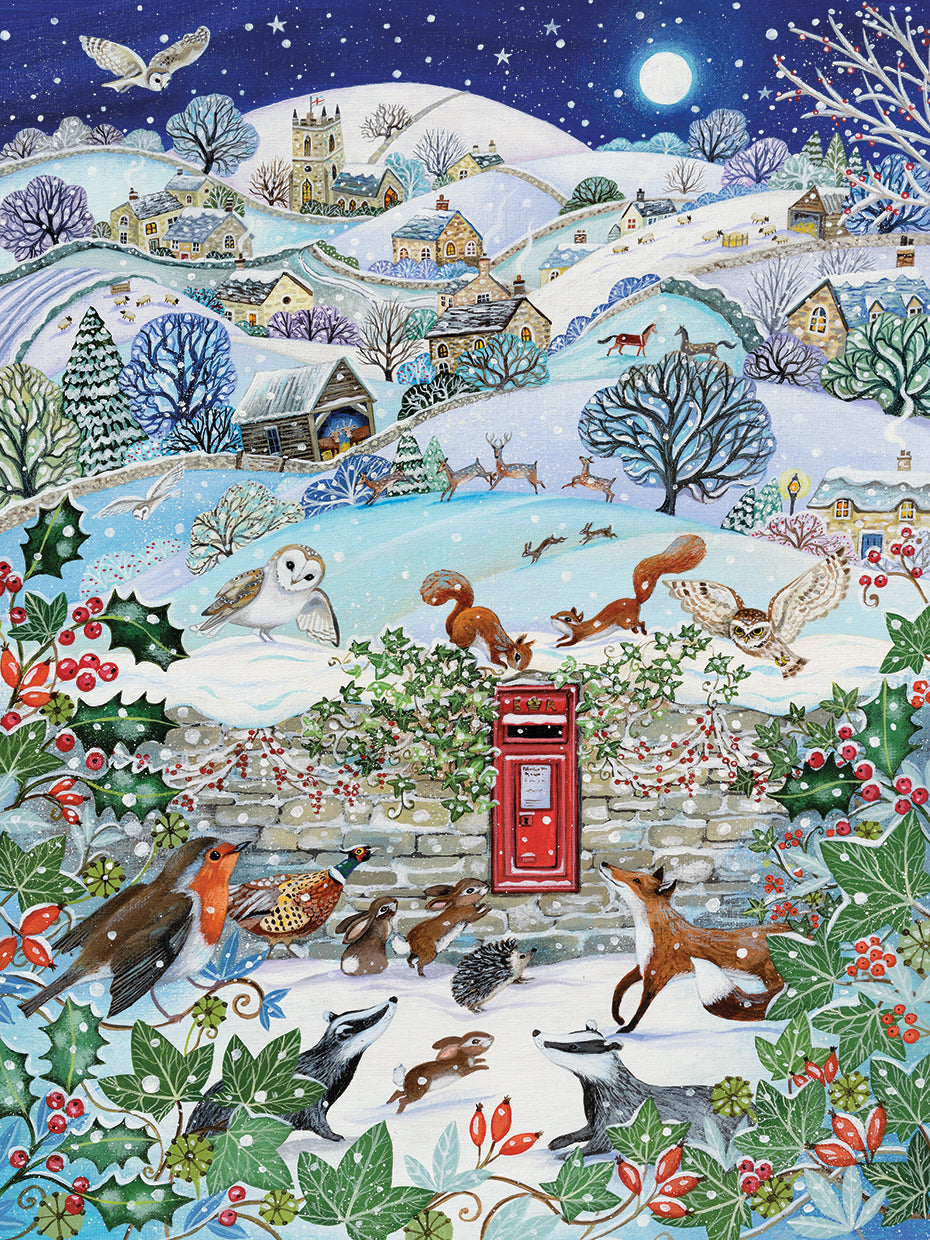 Village on a Winter Night