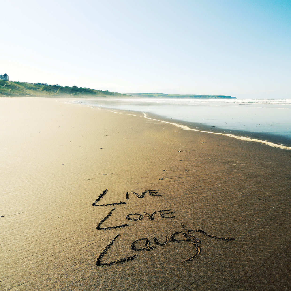 Beach Writing Live Love Laugh