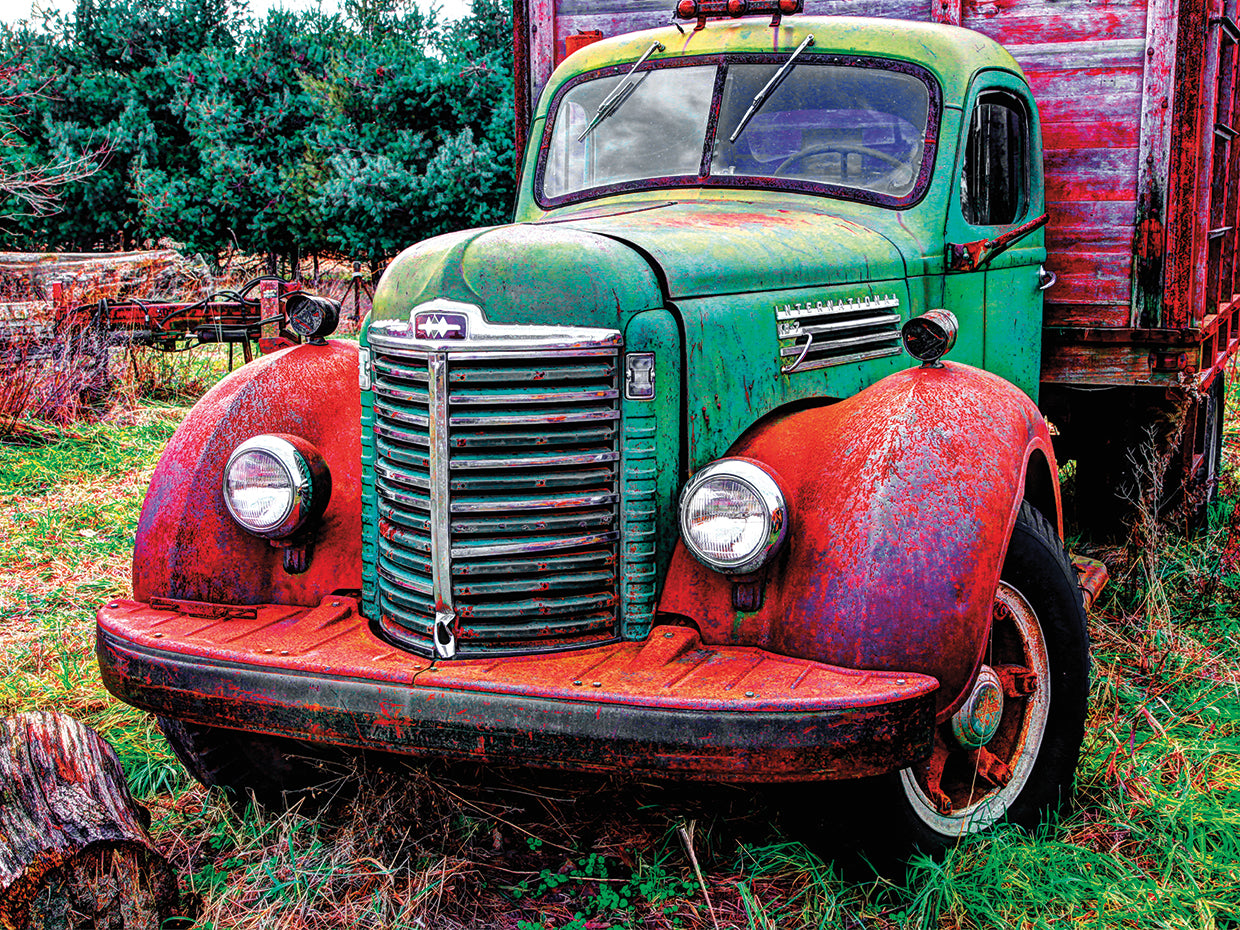 International truck 2 HDR, Overisel Township, Allegan County, Michigan, USA
