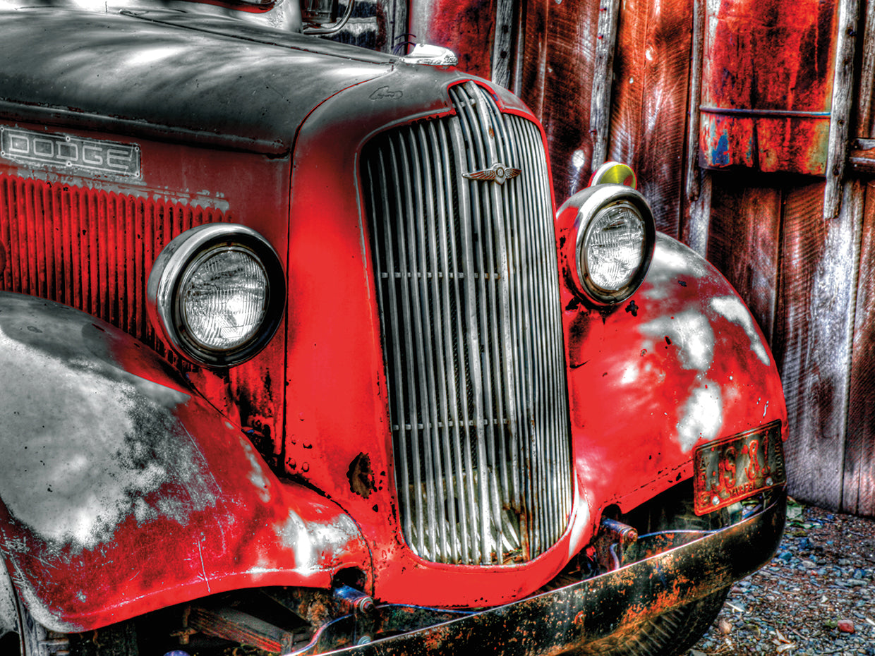 Dodge truck, Jerome, Yavapai County, Arizona, USA
