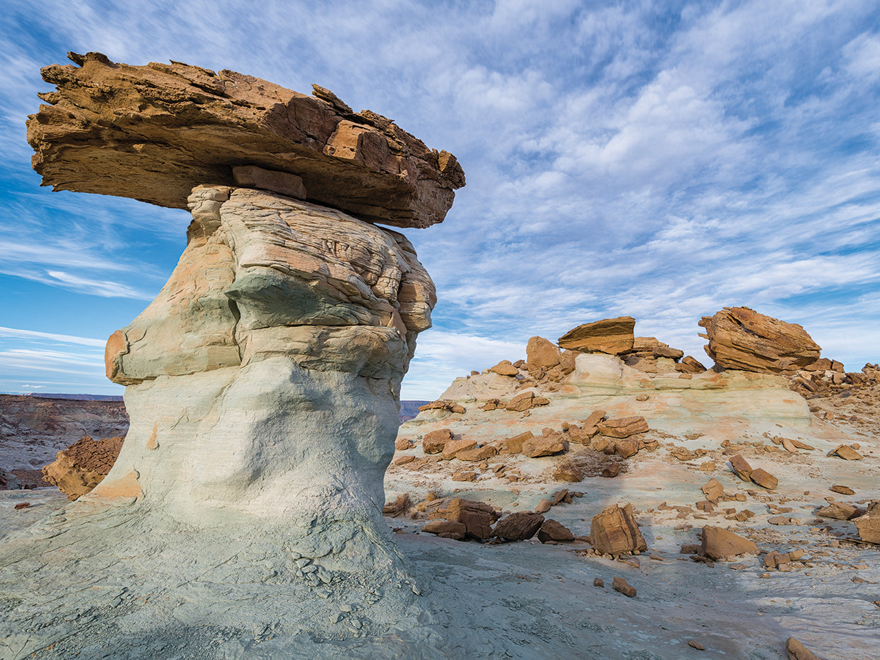 Hoodoo formation at Stud Horse Point, Utah, USA