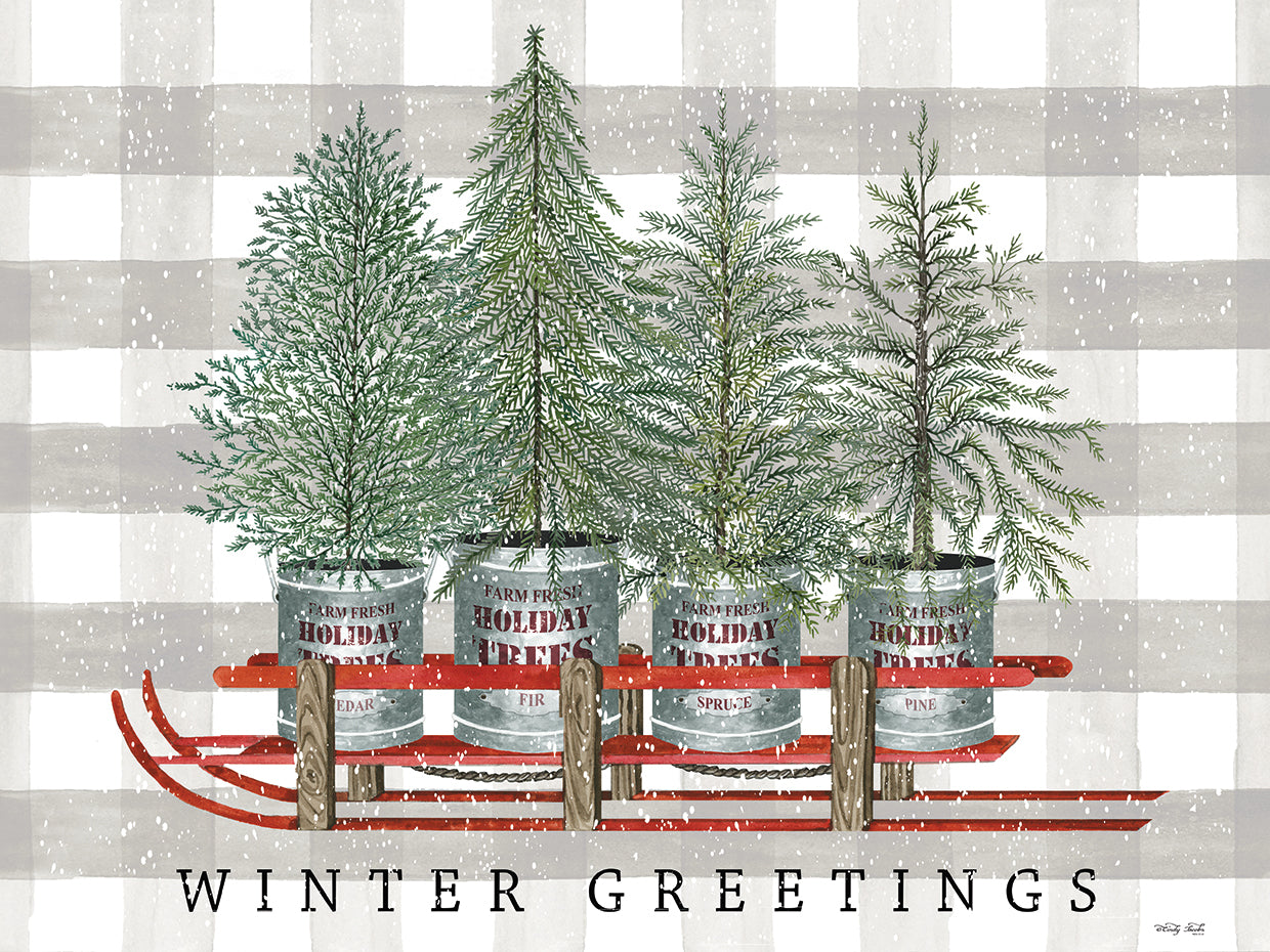 Winter Greetings Sleigh