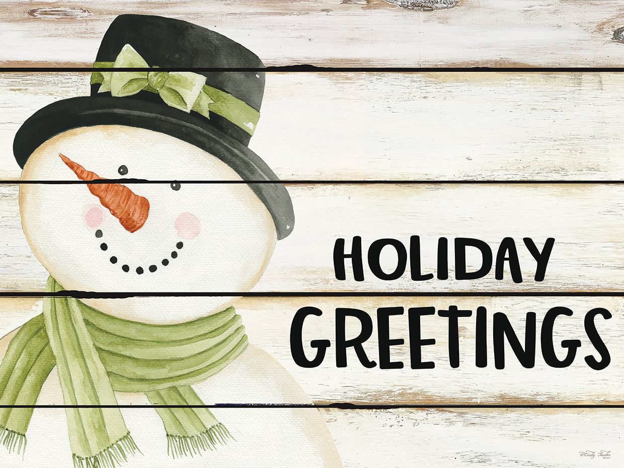 Holiday Greetings Snowman