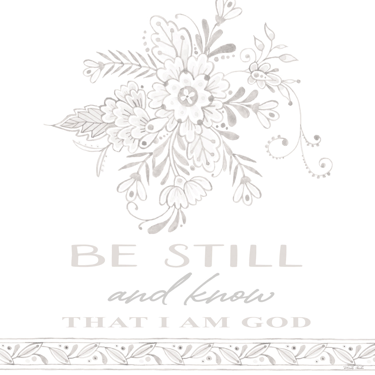 Be Still and Know Wall Art by Cindy Jacobs | Fine Art Canvas