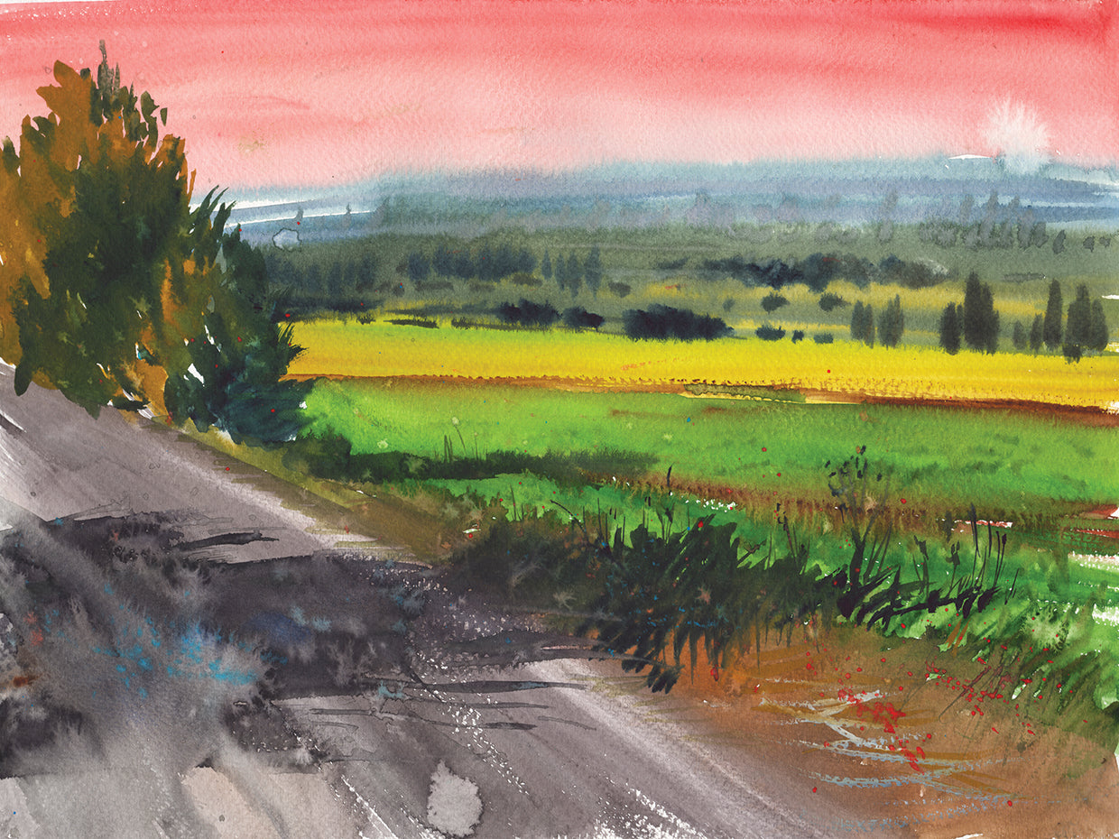 Landscape Painting Watercolour