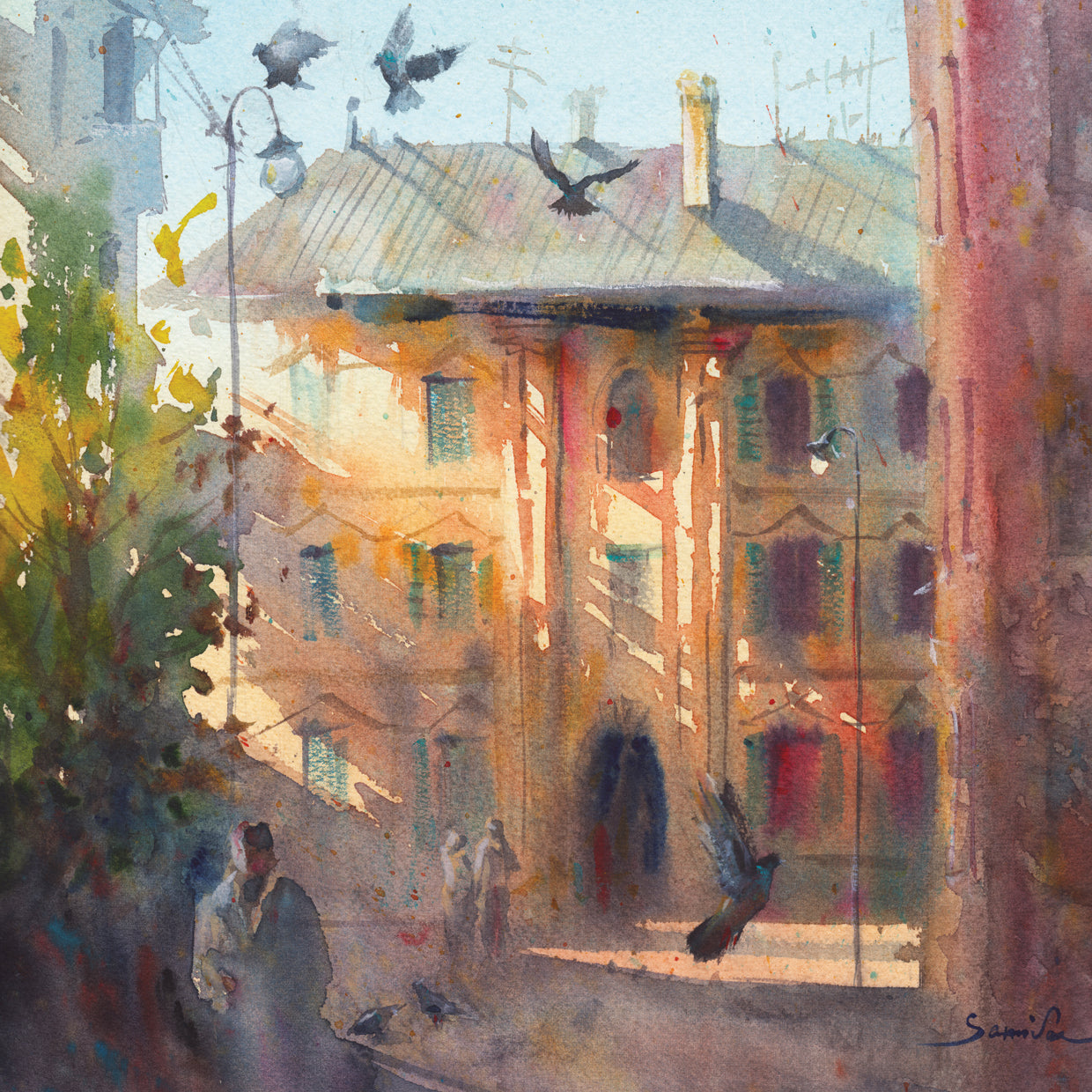 Sunny Morning In Italy