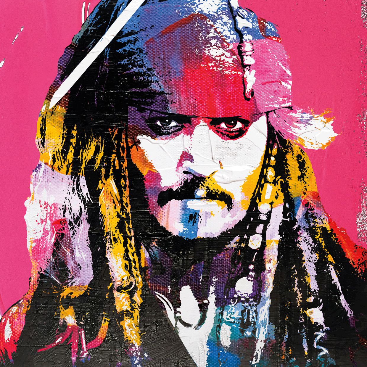 The Pop Art Factory's Captain Jack Canvas Art Prints Fine Art Canvas