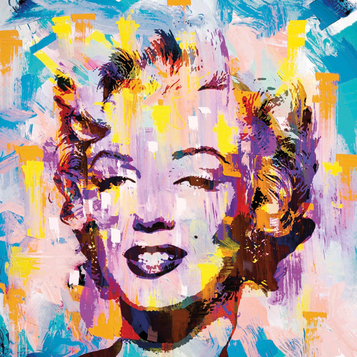 The Pop Art Factory's Rain Canvas Art Prints Fine Art Canvas