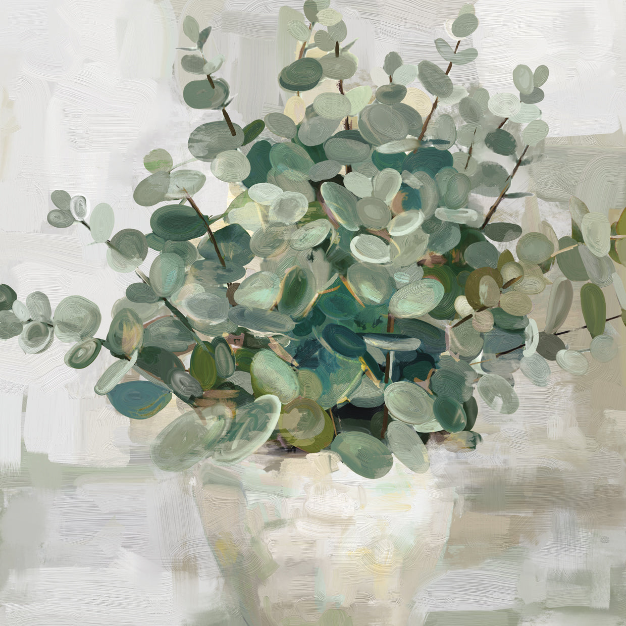 Eucalyptus Pots I