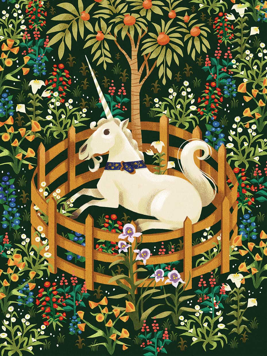 Unicorn Tapestry