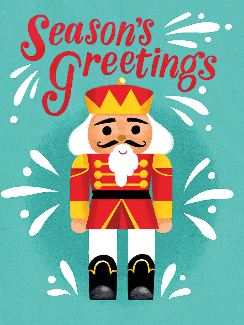 Season Greetings Nutcracker