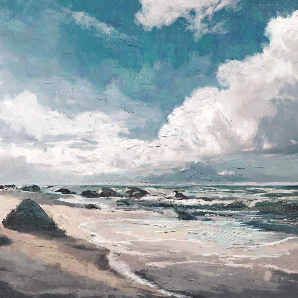 Studio Arts's Billowing Seaside Canvas Art Prints Fine Art Canvas