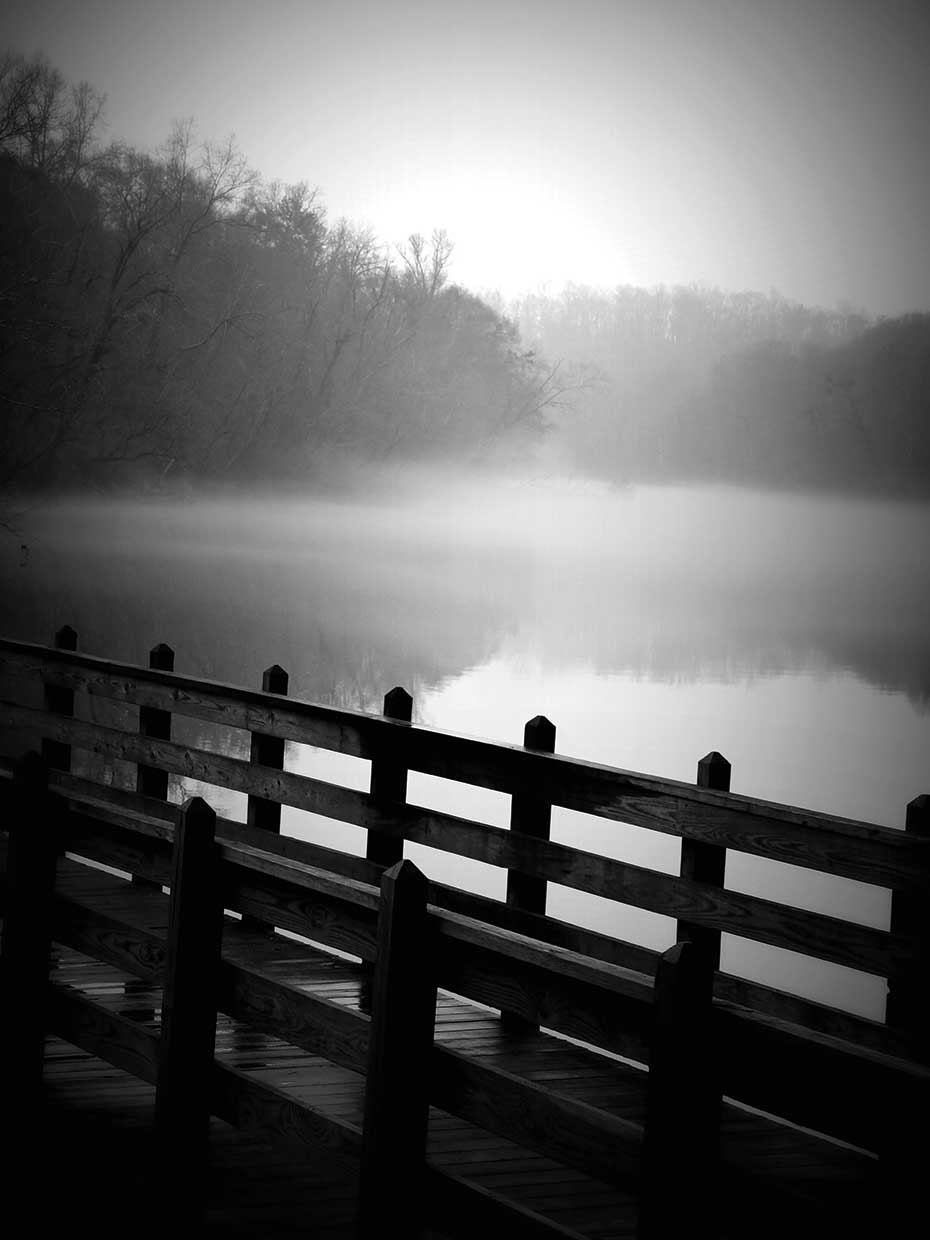 River Views Black and White I