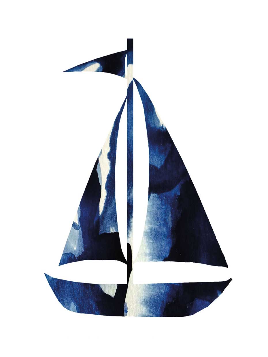 Navy Sailboat