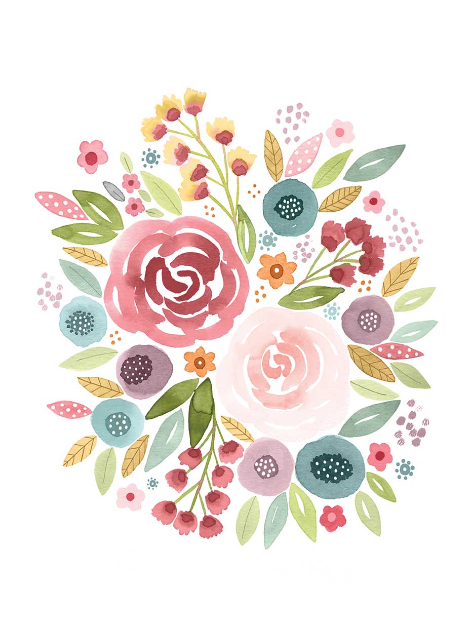 Watercolor Floral