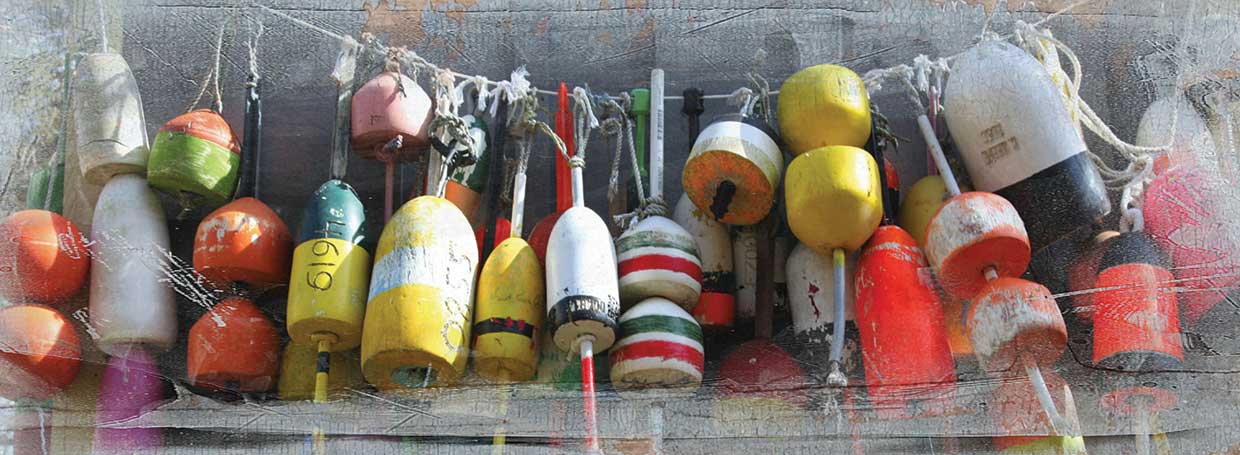 Buoys on a Rope