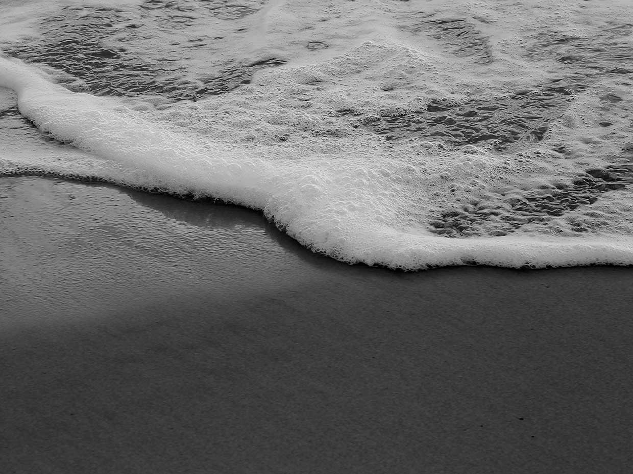 Ocean Study b&w 3