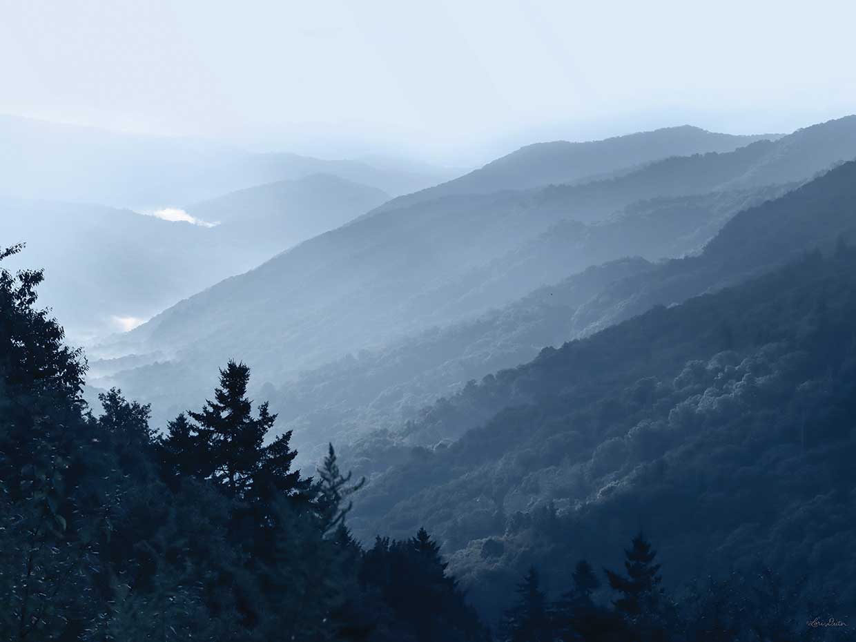 Vista de brecha recién descubierta Lienzo