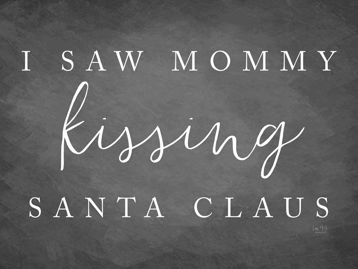 Kissing Santa Claus