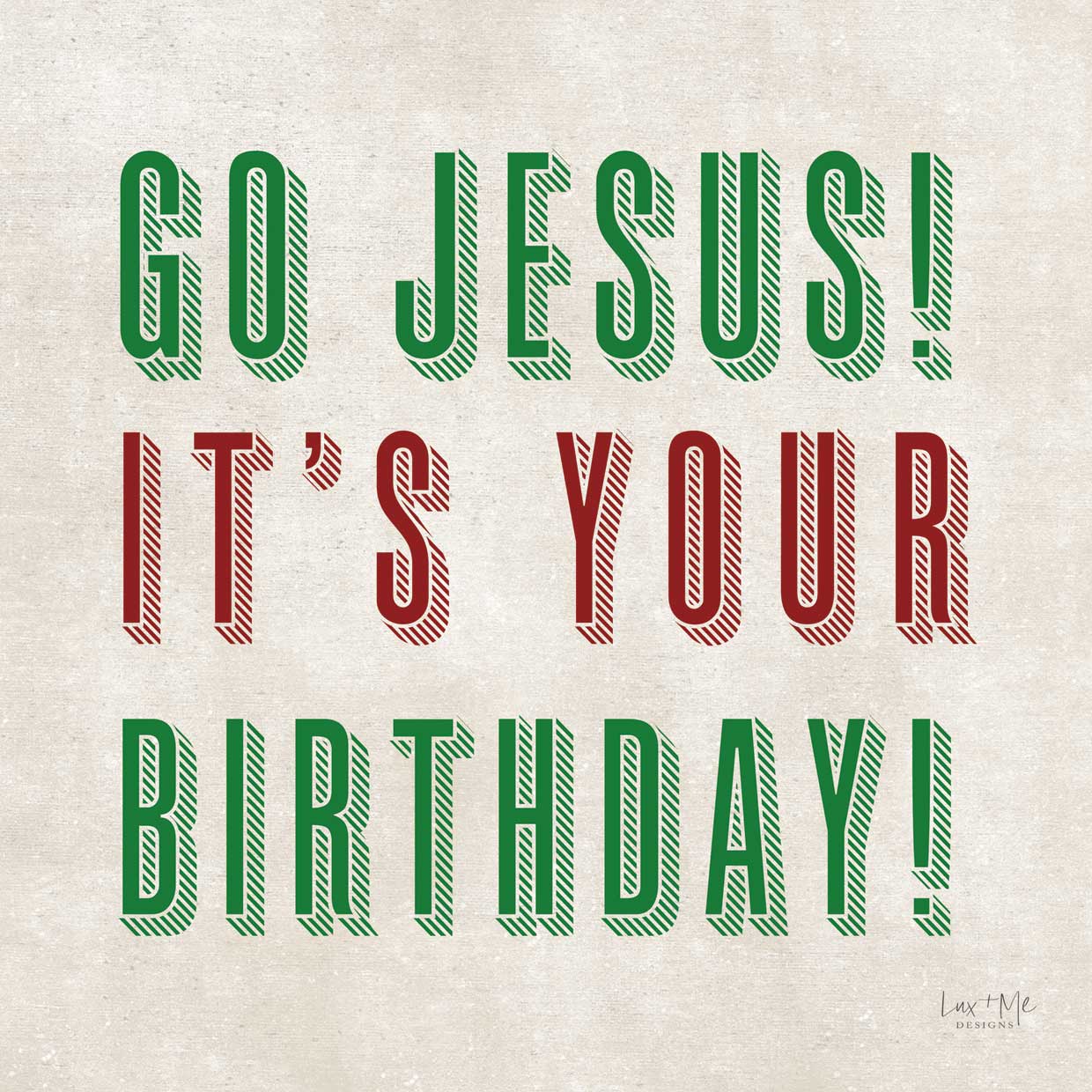 Go Jesus!