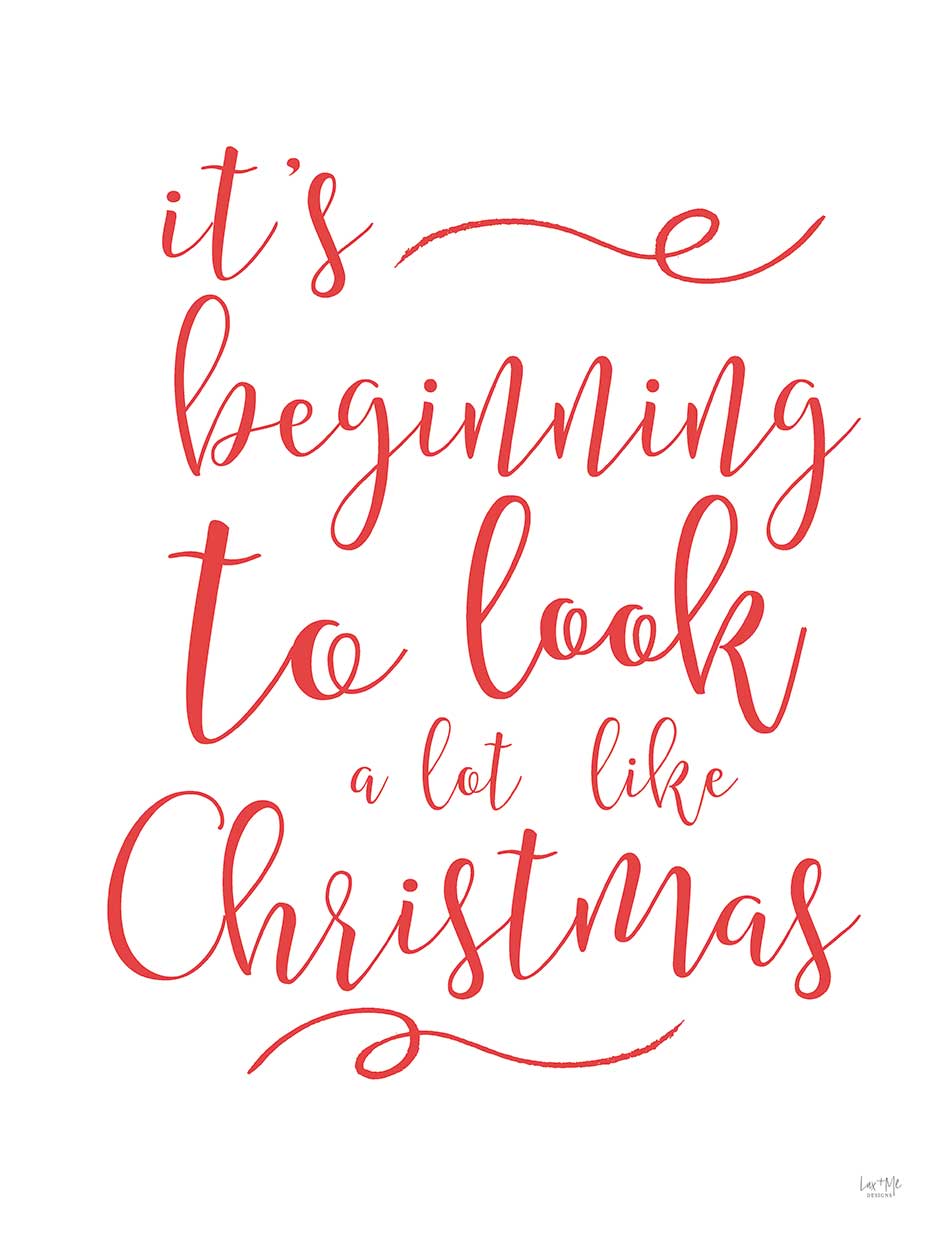 Beginning to Look Like Christmas