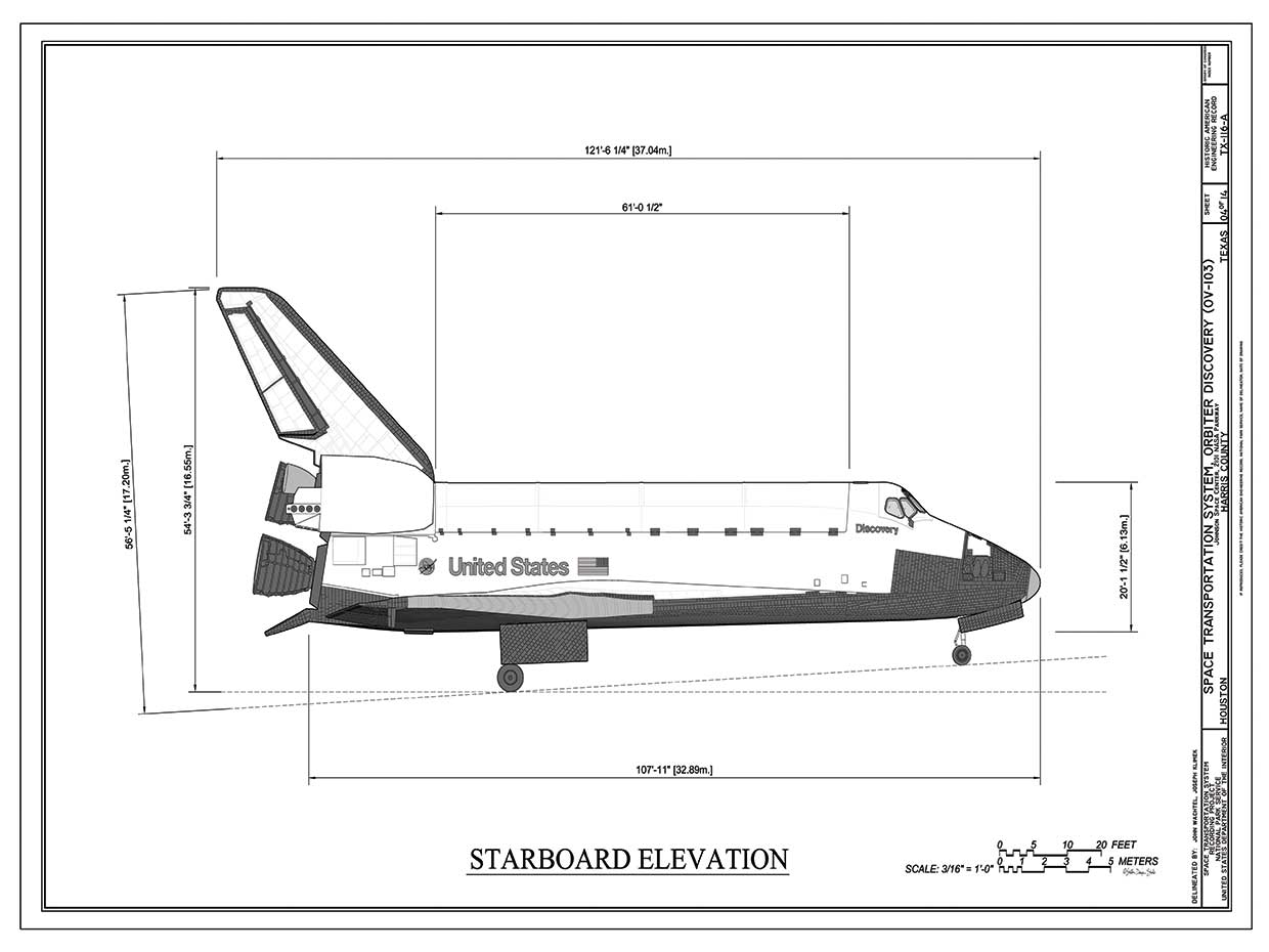 Discovery Starboard Elevation