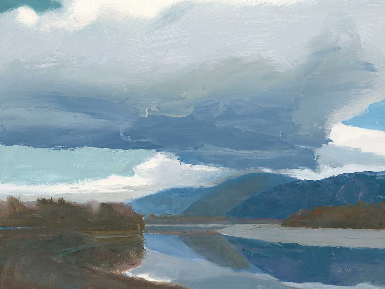 Una vista al río Lienzo