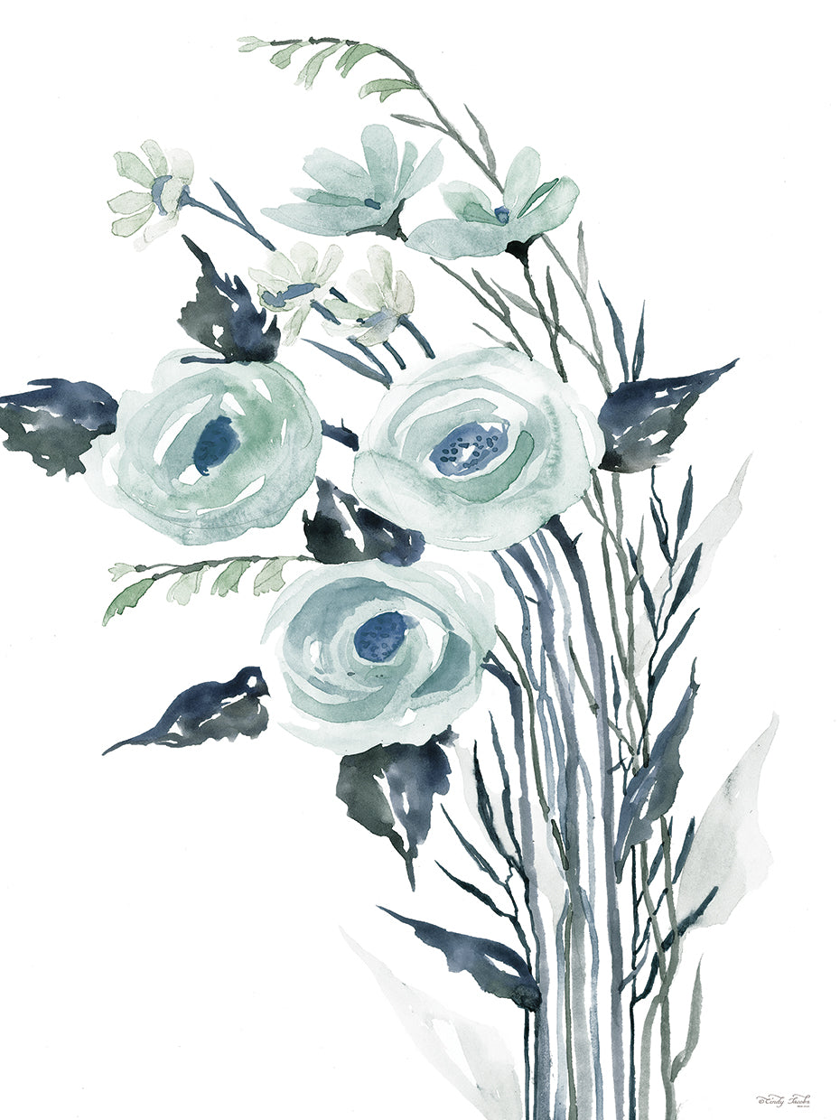 Hallow Blue Floral II